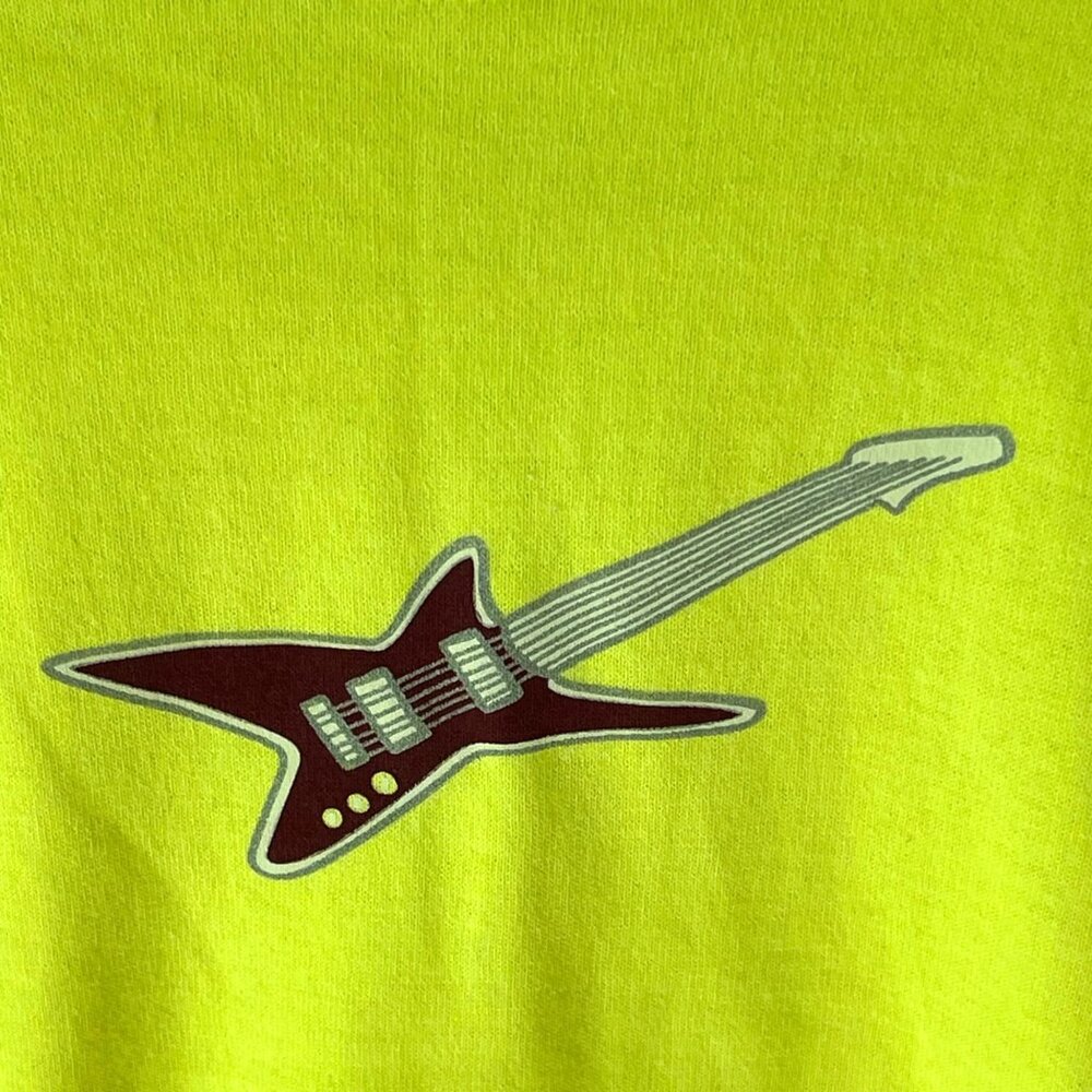 Kid’s T Shirt Guitar Music Child's Children's Youth Yellow XS Never Worn NEW